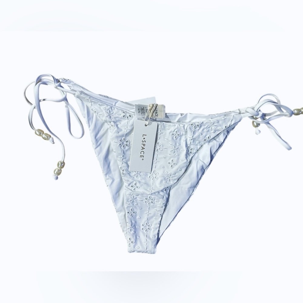 L*Space LSPACE Lennox Classic Eyelet Bikini Bottom L Space XL NEW NWT REVOLVE - Picture 3 of 4